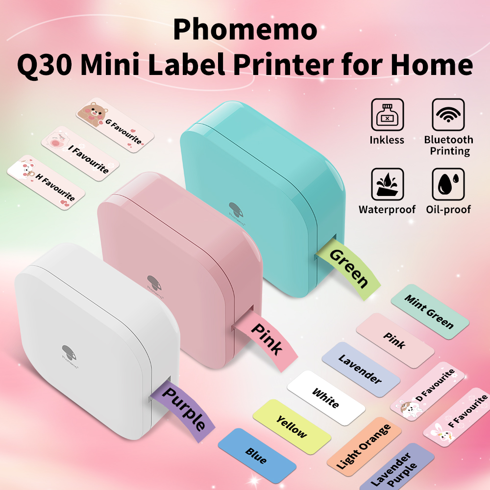 Commercial Printing Labels - Phomemo Q30 imprimante d'étiquettes thermique sans