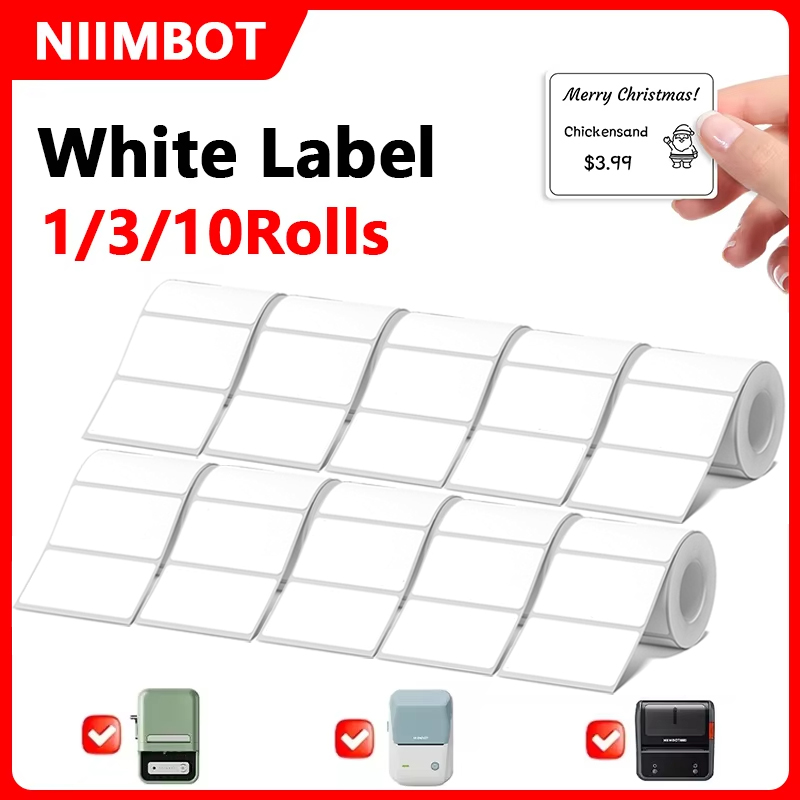 Commercial Printing Inc - Niimbot – étiquettes thermiques blanches, autocollant
