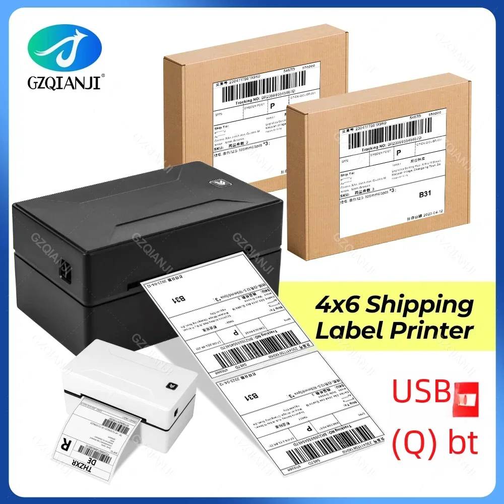 Commercial Printing Labels - Imprimante d'étiquettes thermiques 4 pouces pour