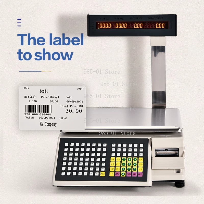 Balance électronique avec impr - Commercial Printing Labels avis et prix