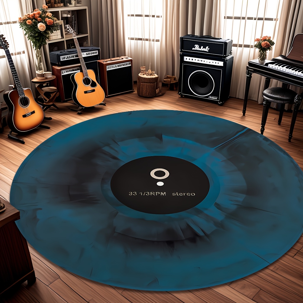 Tapis rond rétro en vinyle ave - Commercial Vinyl Printing Machine avis et prix