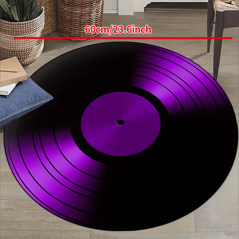 Tapis rond en vinyle noir et v - Commercial Vinyl Printing Machine avis et prix