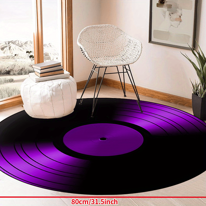 Tapis rond en vinyle noir et v - Commercial Vinyl Printing Machine avis et prix